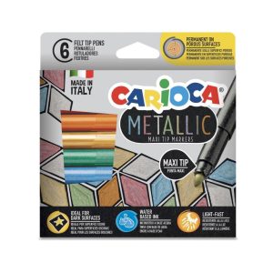 Carioca Metalic Maxi 6/set
