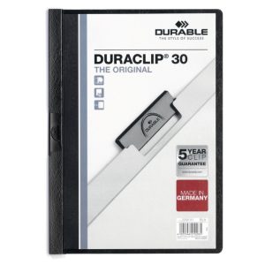 Dosar din PVC cu clemă metalică Duraclip Original 30 Durable