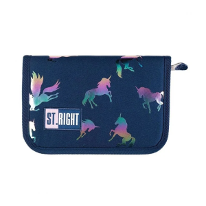 Penar neechipat St.Majewski Holo Unicorns, 1 fermoar, 2 extensii, bleumarin, 645662