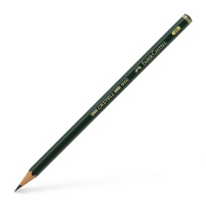 Creion grafit Faber-Castell Castell 9000,hexagonal,fără gumă