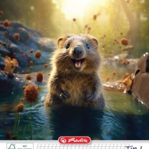 CAIET TIP I A5 24F 80G/MP FSC® MIX FUNNY WILDLIFE