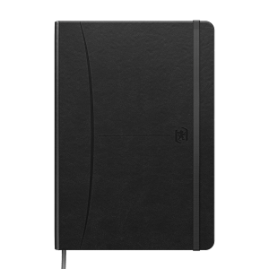 CAIET OXFORD SIGNATURE A5 80F SCRIBZEE PEFC PATRATELE NEGRU