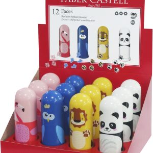 ASCUTITOARE SIMPLA CU RADIERA ANIMALE FABER-CASTELL