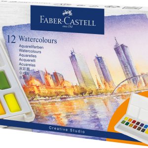 ACUARELE 12 CULORI CREATIVE STUDIO FABER-CASTELL