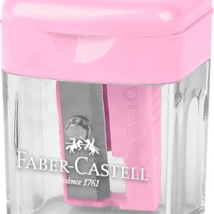 ASCUTITOARE PLASTIC SIMPLA CU CONTAINER PASTEL FABER-CASTELL