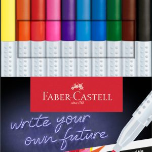 CARIOCA 10 CULORI GRIP BOLDPEN FABER-CASTELL