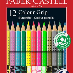 CREIOANE COLORATE 12 CULORI SPECIALE GRIP FABER-CASTELL