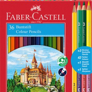 CREIOANE COLORATE 36+3+1 CULORI ECO FABER-CASTELL