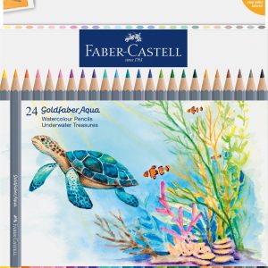 CREIOANE COLORATE AQUARELLE 24 CULORI GOLDFABER TROPICAL COLLECTION FABER-CASTELL