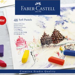 CREIOANE PASTEL SOFT MINI 48 CULORI FABER-CASTELL