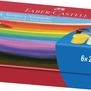 GUASE 6 CULORI 20ML FABER-CASTELL