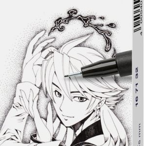 PITT ARTIST PEN MANGA SET 4 NEGRU FABER-CASTELL