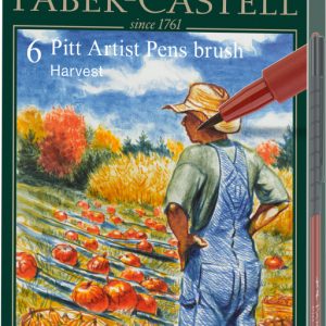 PITT ARTIST PEN SET 6 BUC CULORI TOAMNA 2022 FABER-CASTELL