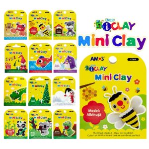 Plastilina Amos iClay AM-27, 30g, diverse modele