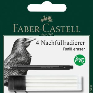 SET 4 RADIERE REZERVA PENTRU RADIERA CREION PRECISION FABER-CASTELL