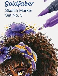 SET ROMANTIC MANGA NO.3 4 BUCATI SKETCH MARKERE GOLDFABER FABER-CASTELL