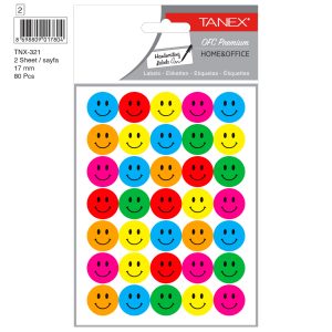 STICKER SMILEY ASORTATE 2/SET TNX-321 TANEX