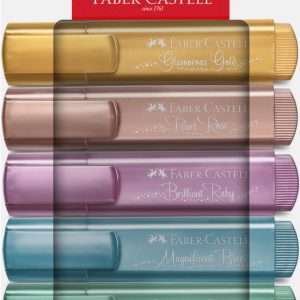 TEXTMARKER SET 6 METALIZAT CUTIE CARTON 2024 FABER-CASTELL
