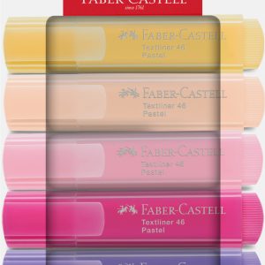 TEXTMARKER SET 6 PASTEL CUTIE CARTON 2024 FABER-CASTELL