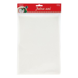 ACCESORII CRAFT - AD081W FETRU UNI SET 4 ALB