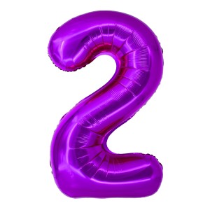 BALON FOLIE CIFRA 2 ROZ 100 CM DACO BL1002RZ