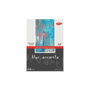 BLOC A3 ACUARELA 190G 24 FILE DACO BD319