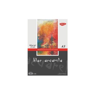 BLOC A3 ACUARELA 300G 12 FILE DACO BD330