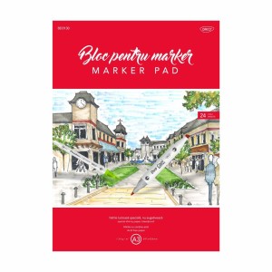 BLOC A3 MARKERE 130G 24 COLI BD3130
