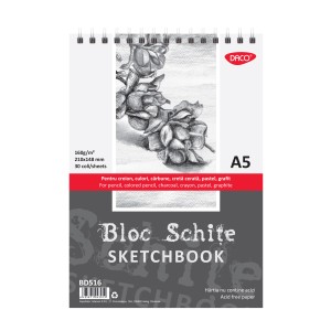 BLOC A5 SCHITE 160G 30 FILE DACO BD516