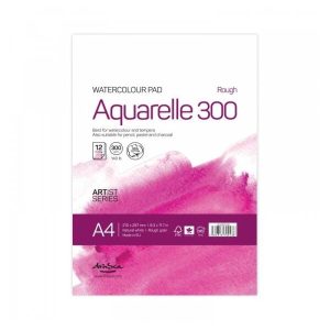 Bloc acuarela A4/A5 Aquarelle Rough 300 g/mp 12F Drasca