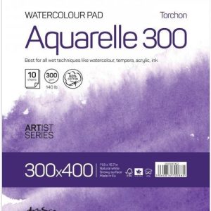 Bloc Acuarela A4/A5 Aquarelle Torchon 300 g/mp 10F Drasca