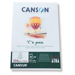 Bloc de Desen 224g Canson C a grain Lipit pe Latura Scurta
