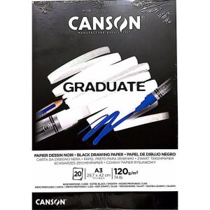 Bloc desen Canson Graduate Black Canson