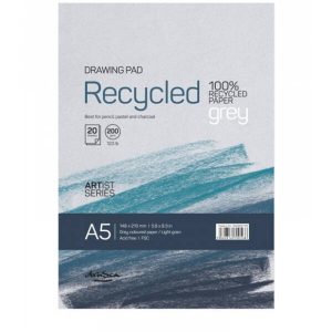 Bloc desen cu hartie gri 100% reciclata Drasca 200 g/mp