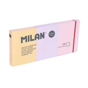 BLOC NOTES ADEZIV 3X38X50 PASTEL MILAN 85301P