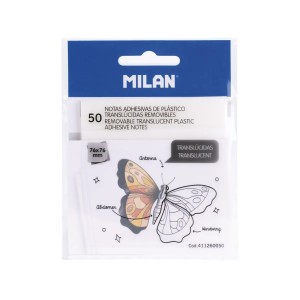 BLOC NOTES ADEZIV 76X76 TRANSPARENT MILAN 411260050