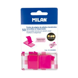 BLOC NOTES ADEZIV INDEX 45X25 ROZ MILAN 411060801