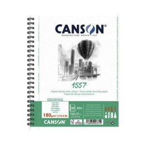 Bloc Schite 1557 Canson 180 g/mp cu spirala pe latura lunga