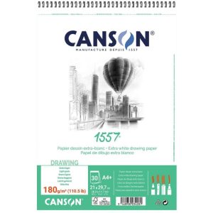 Bloc Schite 1557 Canson 180 g/mp cu spirala pe latura scurta