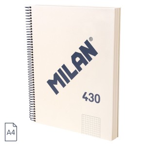 CAIET A4 120 FILE AR SPIRA MILAN BEJ 430 57143E120BG