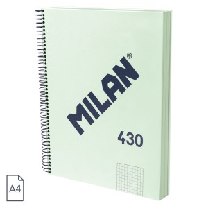 CAIET A4 120 FILE AR SPIRA MILAN VERDE 430 57143E120GR
