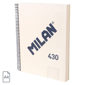 CAIET A4 120 FILE DR SPIRA MILAN BEJ 430 57142E120BG