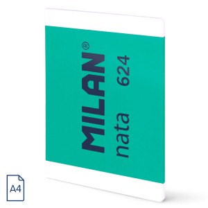 CAIET A4 48 FILE DR CUSUT MILAN VERDE NATA 57042G48GR
