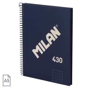 CAIET A5 80 FILE DR SPIRA MILAN ALBASTRU 430 57152E80SNCB
