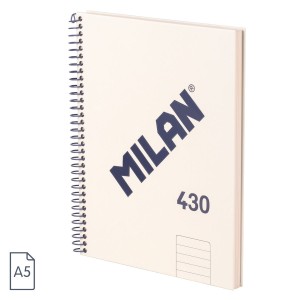 CAIET A5 80 FILE DR SPIRA MILAN BEJ 430 57152E80SNCBG