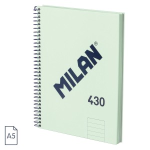CAIET A5 80 FILE DR SPIRA MILAN VERDE 430 57152E80SNCGR