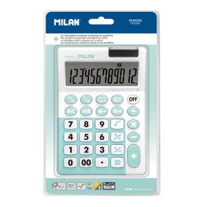 CALCULATOR 12 DG MILAN 151812IBGGRBL ANTIBACTERIAL (Din care timbru verde 0,15 RON)
