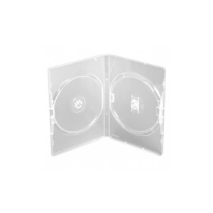 CARCASA DVD DUBLA TRANSPARENTA