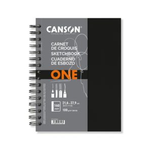 Carnet de Schite cu Spira 100g/mp 80 File Canson Art Book One