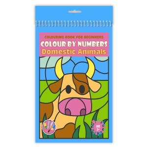 CARTE COLORAT PE NUMERE A4 24FILE ANIMALE DOMESTICE 428564